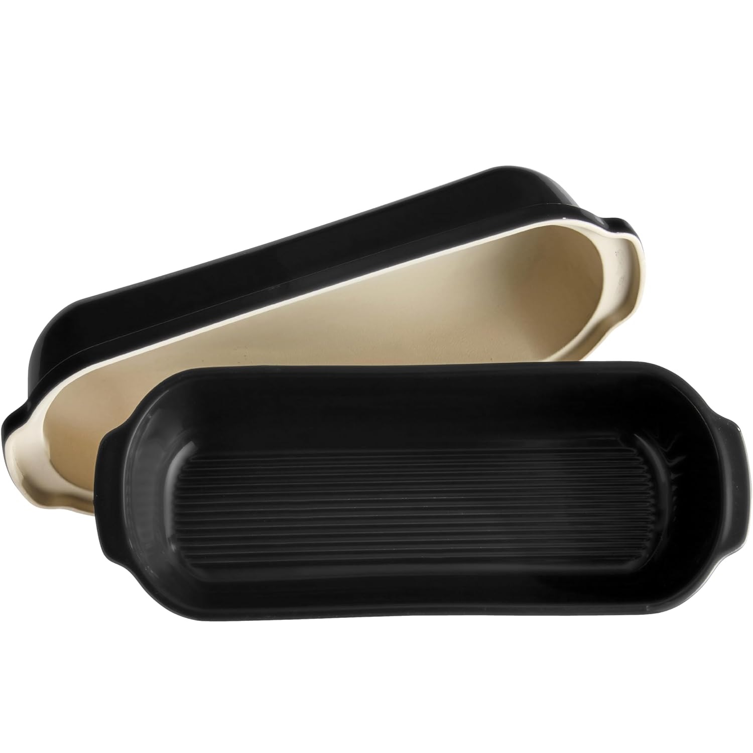 Moule à pain de campagne en céramique noir matt - emile henry 