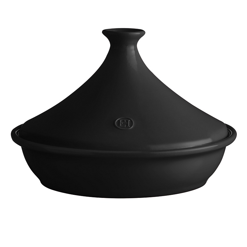 Tajine en ceramique noir mat edition speciale 32 cm - emile henry