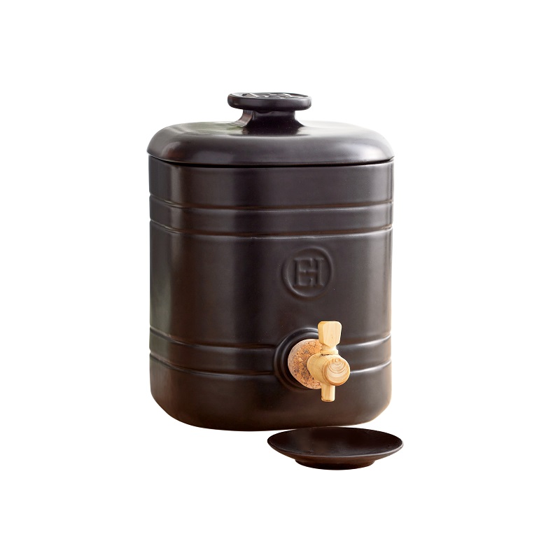 Vinaigrier truffe noir mat 2,5 l - emile henry