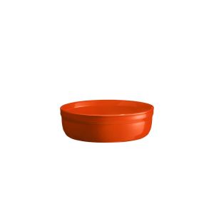Coupelle a creme brulee en ceramique orange toscane - emile henry
