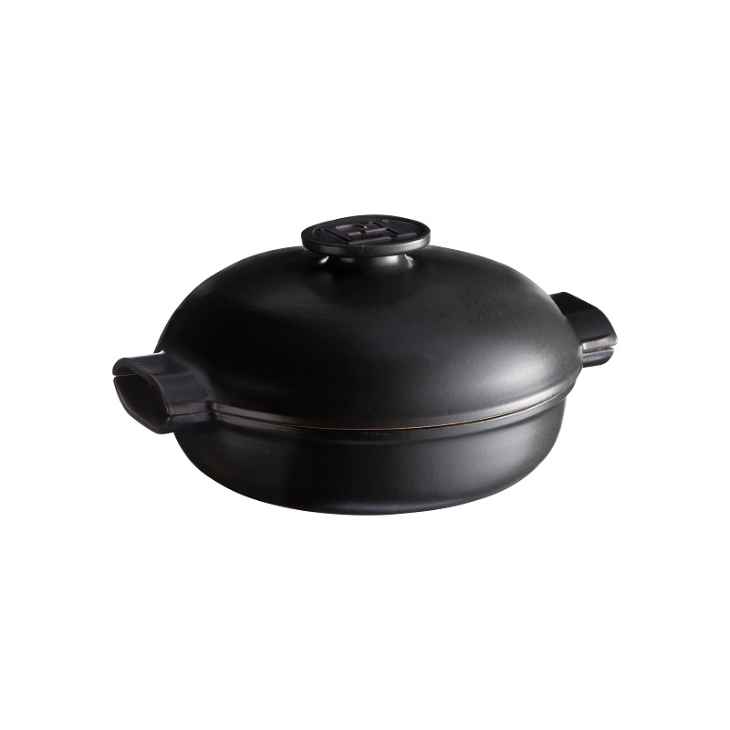 Delight sauteuse avec couvercle cendre compatible induction vpc - emile henry