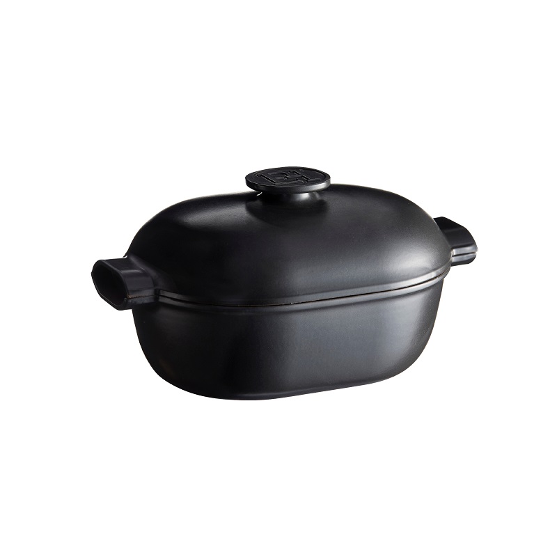 Delight cocotte ovale cendre compatible induction vpc - emile henry