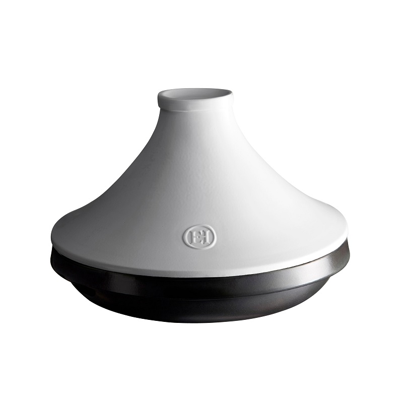 Delight tajine ardoise couvercle blanc compatible induction 26 cm vpc - emile henry