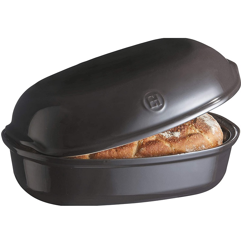 Moule a pain en ceramique artisan gris fusain - emile henry 