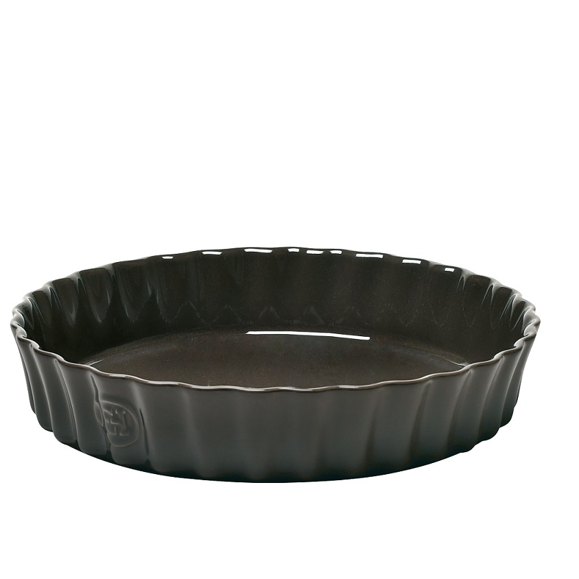 Tourtiere haute en ceramique noir fusain - emile henry