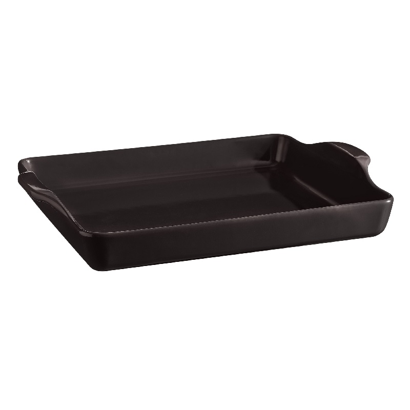 Moule a focaccia 40 x 30 cm gris fusain - emile henry 
