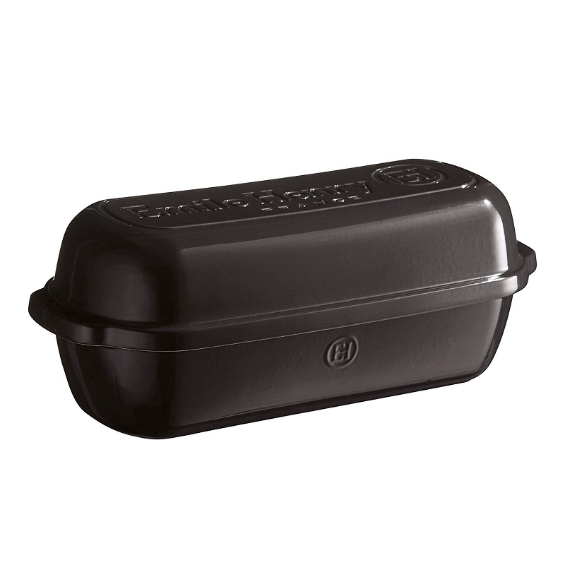Moule a pain de campagne en ceramique gris fusain emballage vpc - emile henry 