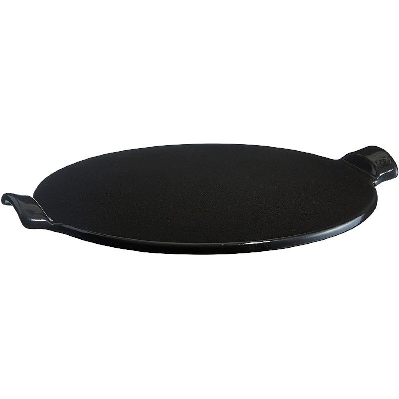 Pizza stone gris fusain 35,5 cm vpc - emile henry