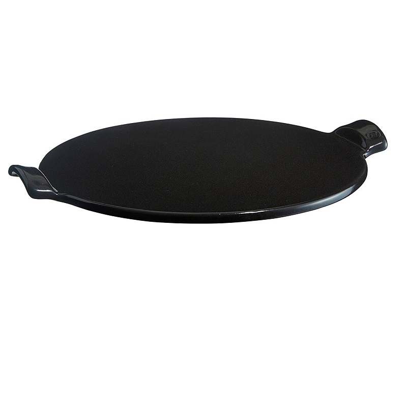 Coffret pizza stone fusain 35,5 cm - emile henry
