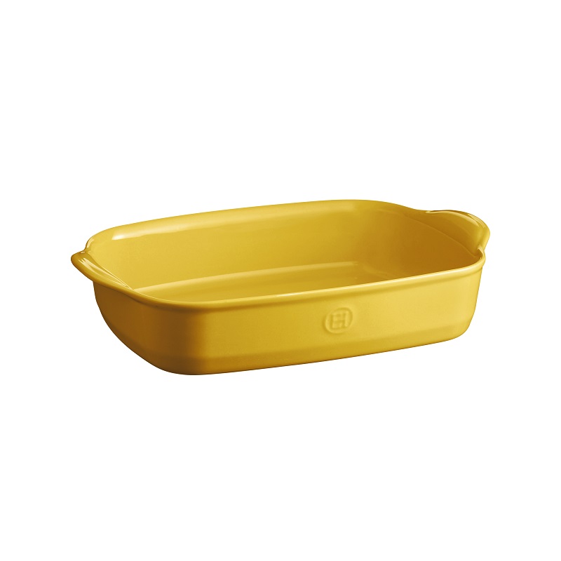 Plat a gratin moyen modele ultime jaune provence - emile henry 