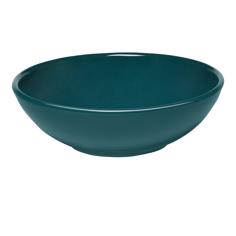 Grand saladier bleu feux doux 28 cm - emile henry