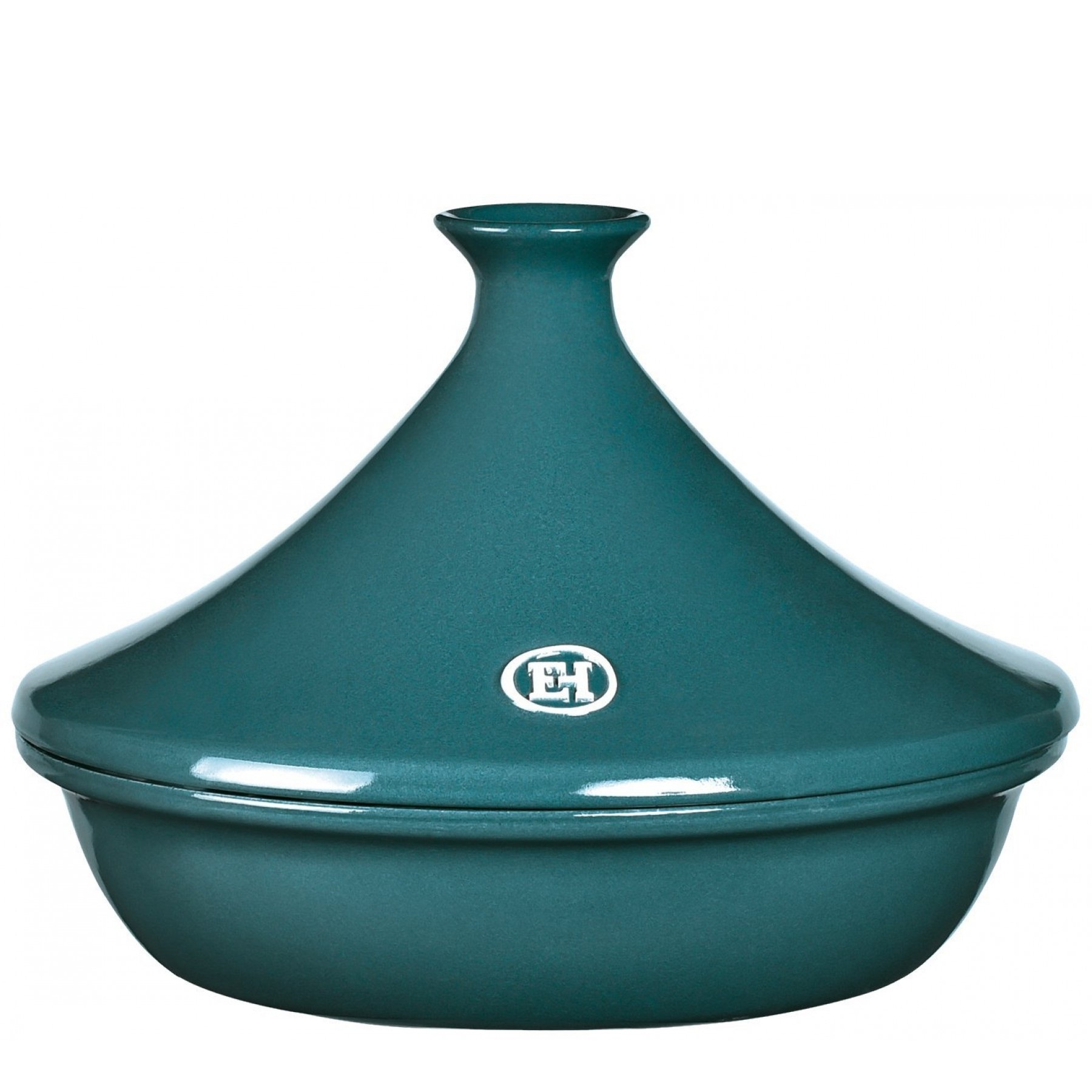 Tajine en ceramique bleu feu doux 32 cm vpc - emile henry