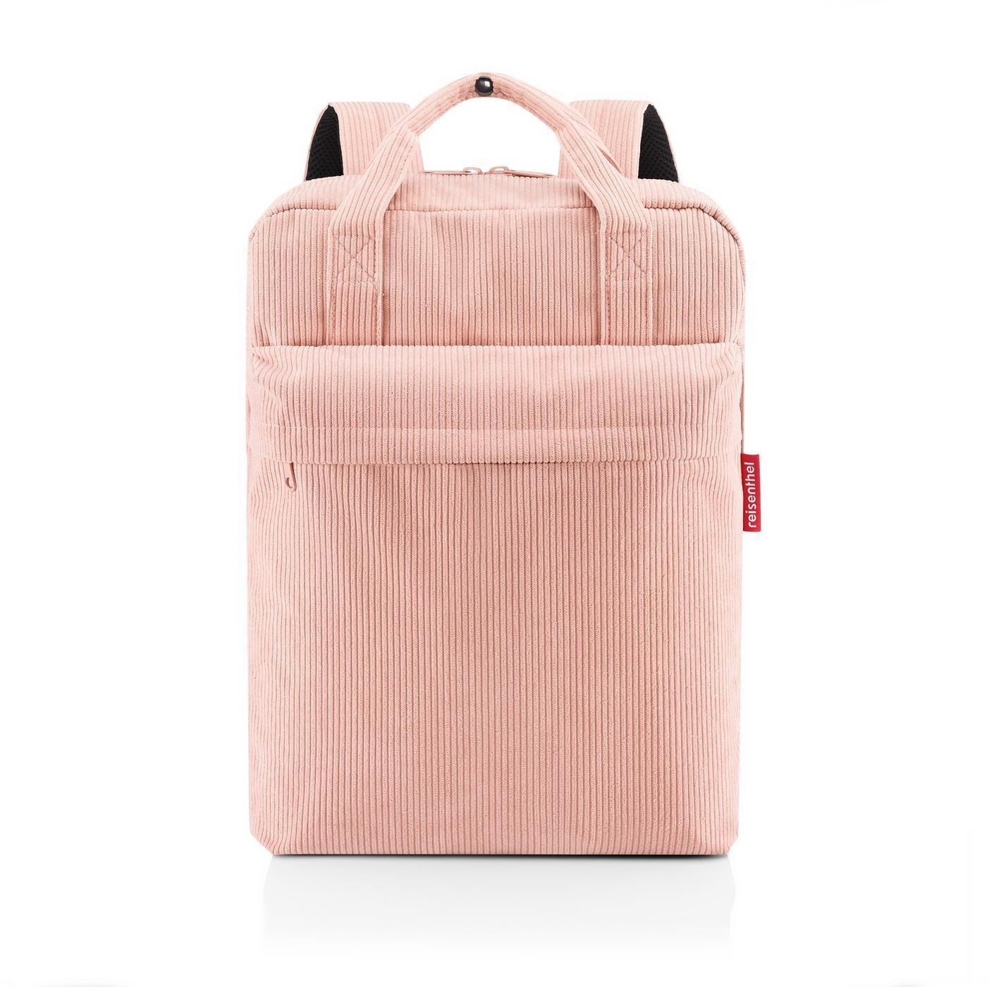 Sac à dos multi-fonctions allday backpack m cord blush - reisenthel
