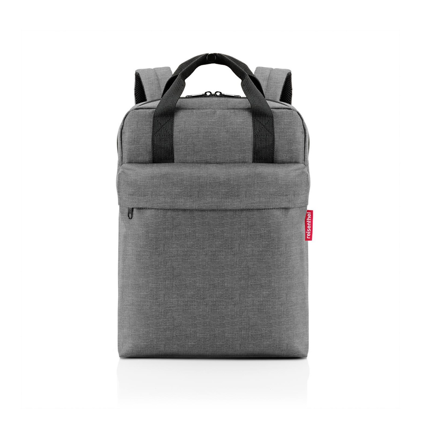 Sac à dos multi-fonctions allday backpack m stwist silver - reisenthel