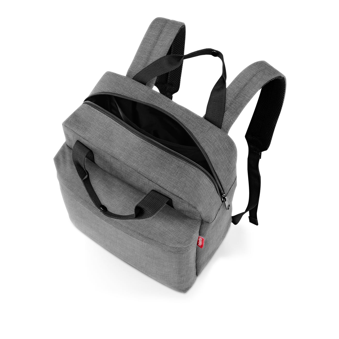 Sac à dos multi-fonctions allday backpack m stwist silver - reisenthel