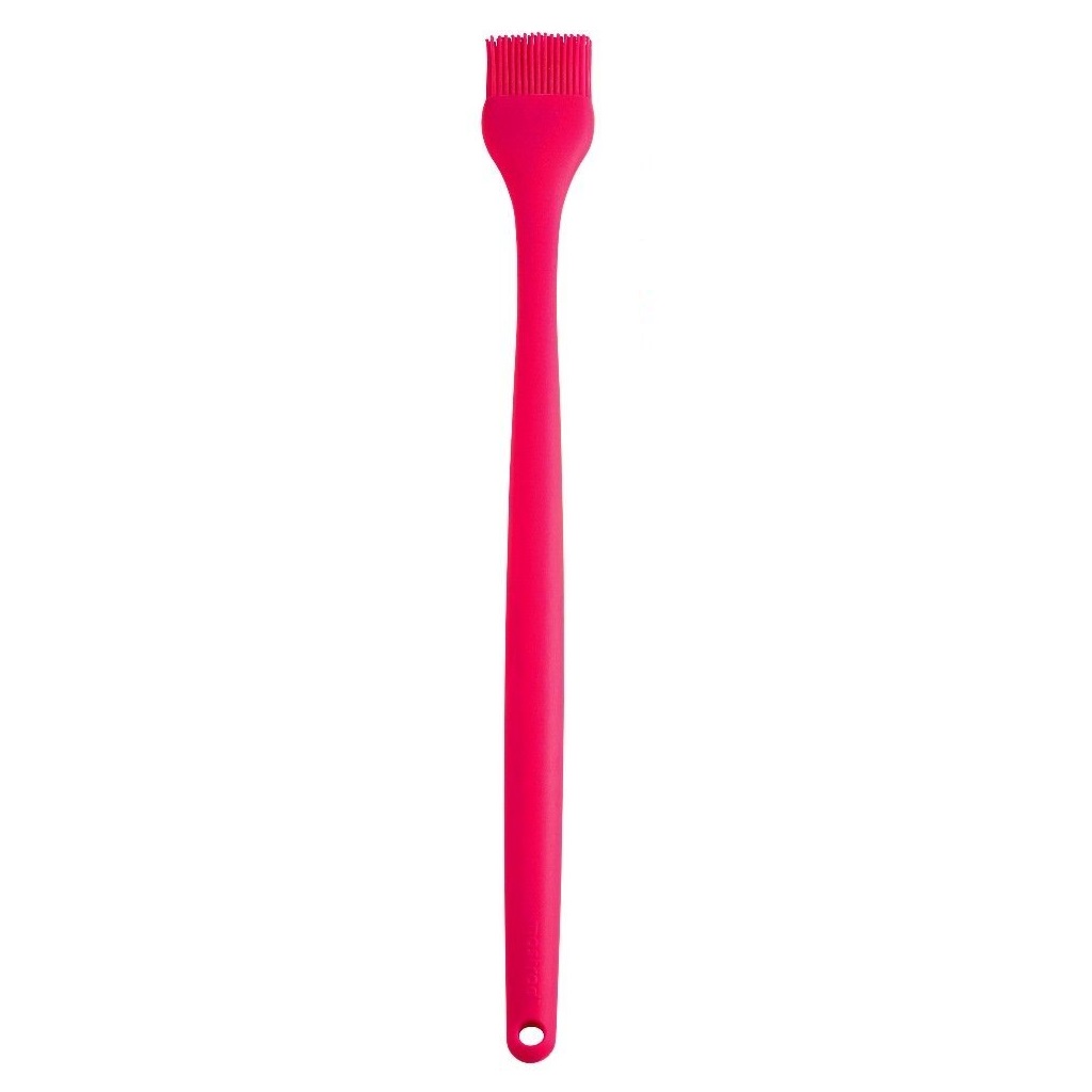 Pinceau silicone 42 cm framboise - mastrad 