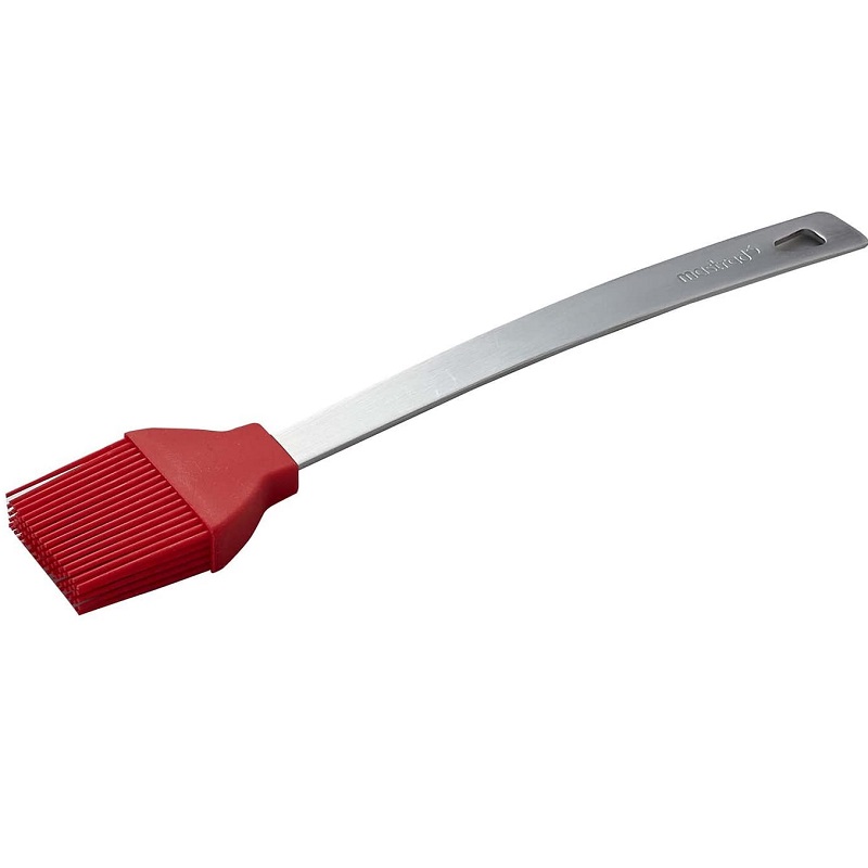Pinceau acier 26 cm rouge - mastrad 