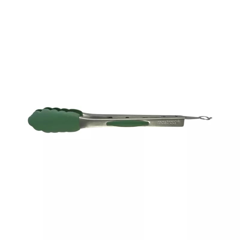 Pince de cuisine - multi-fonction - acier et silicone kaki - mastrad