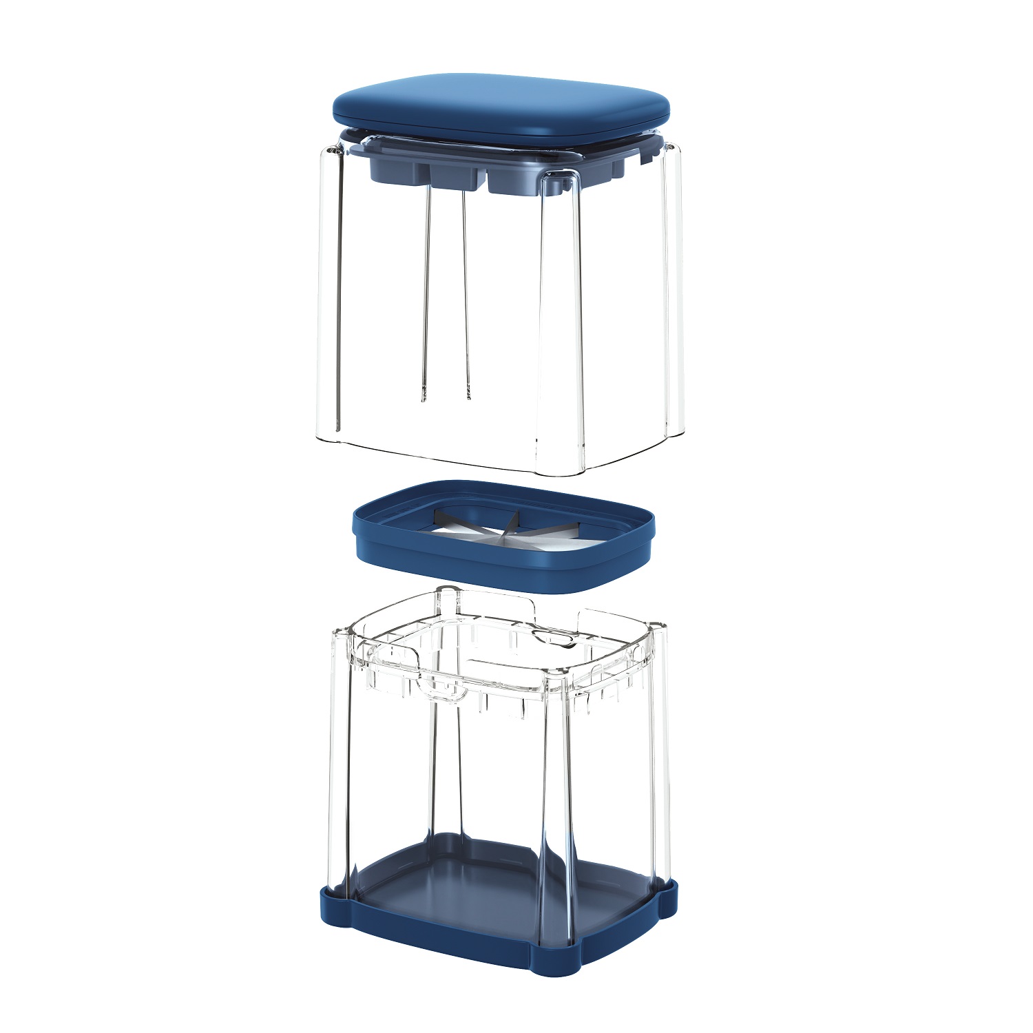 Coupe frites bleu chop & fry - mastrad