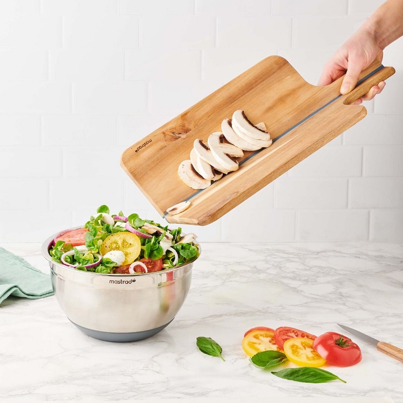 Planche a decouper pliable en bois - mastrad