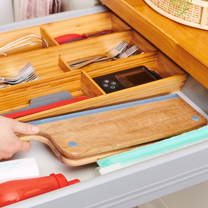 Planche a decouper pliable en bois - mastrad