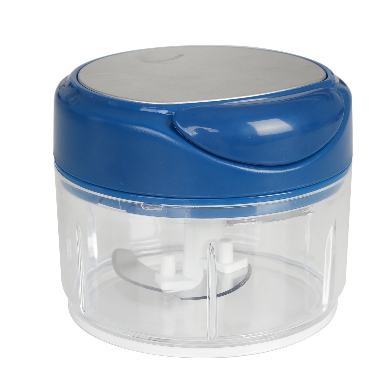 Mini hachoir à fines herbes bleu 170 ml - mastrad 