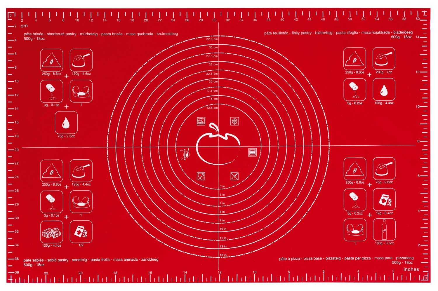 Tapis de cuisson en silicone 62 x 40 cm - mastrad