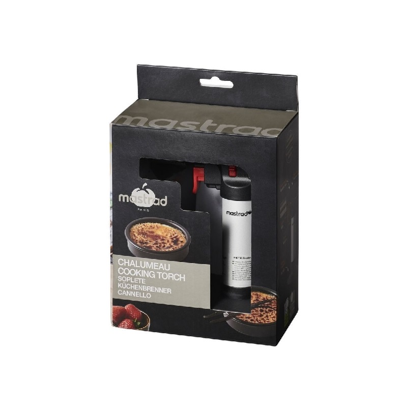 Kit chalumeau de cuisine expert + recharge gaz - mastrad