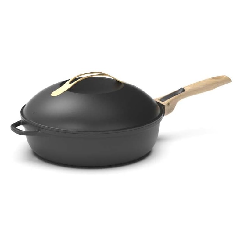 La fabuleuse ustensile de cuisson 8 en 1 sauteuse corps noire météore 28 cm - cookut