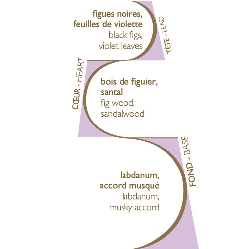 Figue noire, bougie parfumée pommadier figue noire 90g - esteban