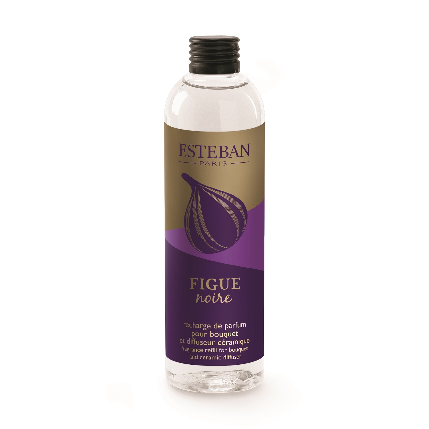 Figue noire, recharge de parfum 250 ml pour bouquet - esteban