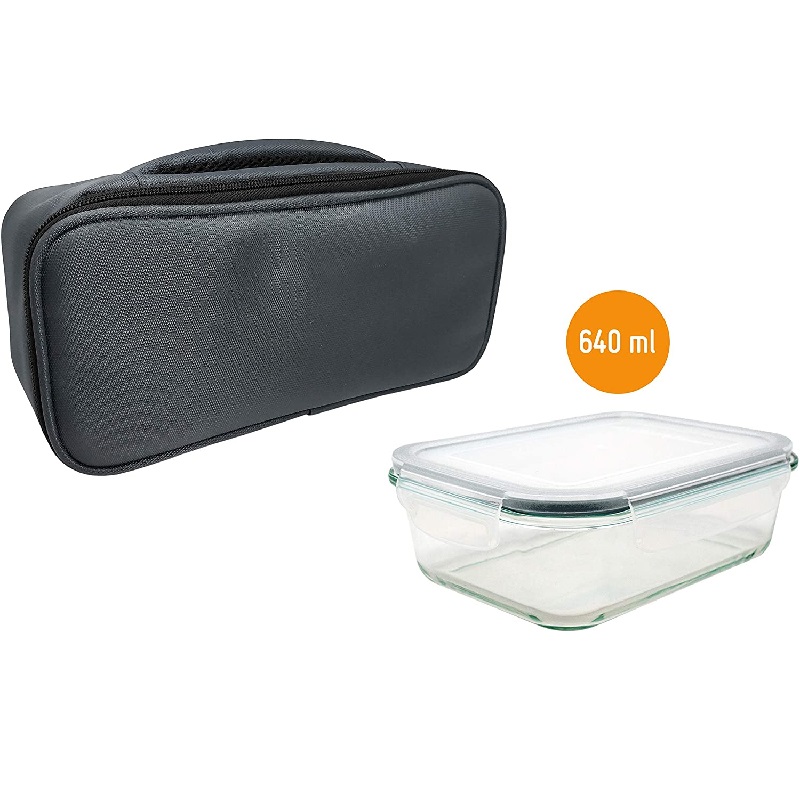 Sac isotherme + 1 boite hermetique 600 ml - nerthus - socadis