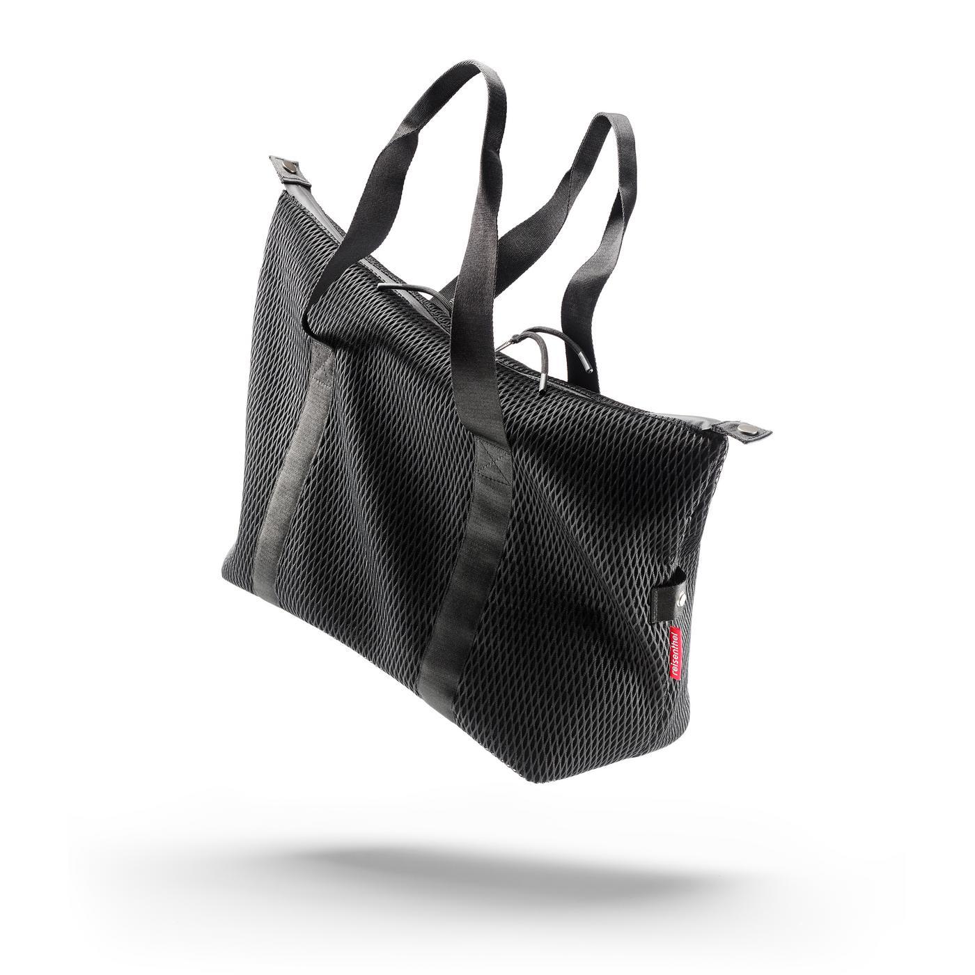 Extralite weekender m mesh black 40 x 28 x 20 cm - reisenthel