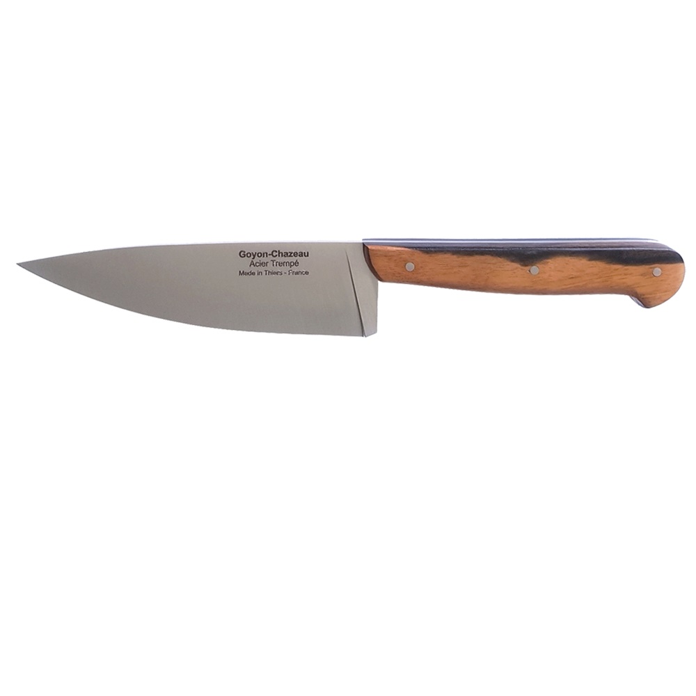 Couteau de chef le grand tradi, ébène aubier 24 cm - goyon chazeau