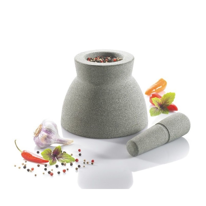 Mortier en granit diametre 17 cm crunchy - gefu