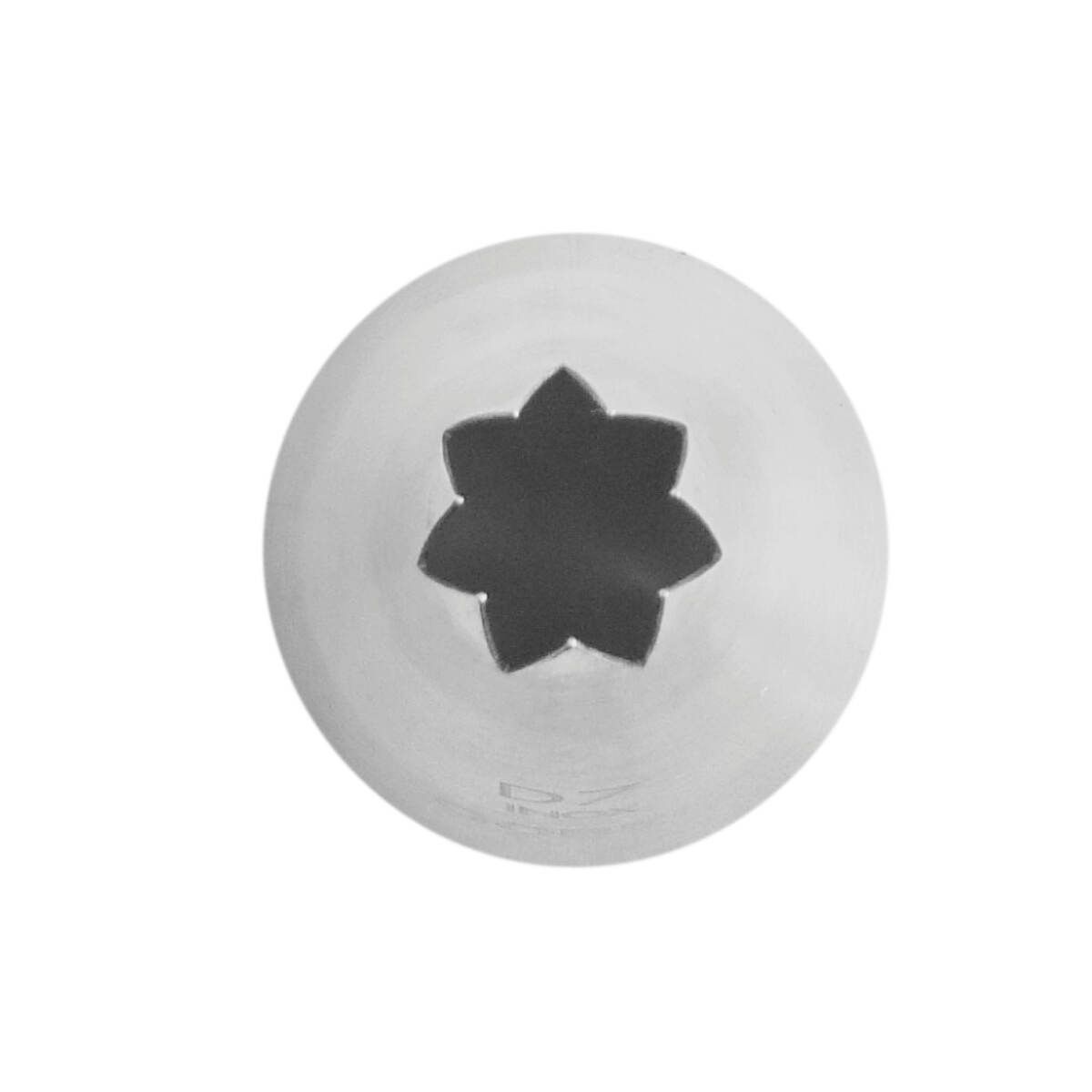 Douille à pâtisserie cannelée - inox - 7 dents - ø 13 mm - gobel