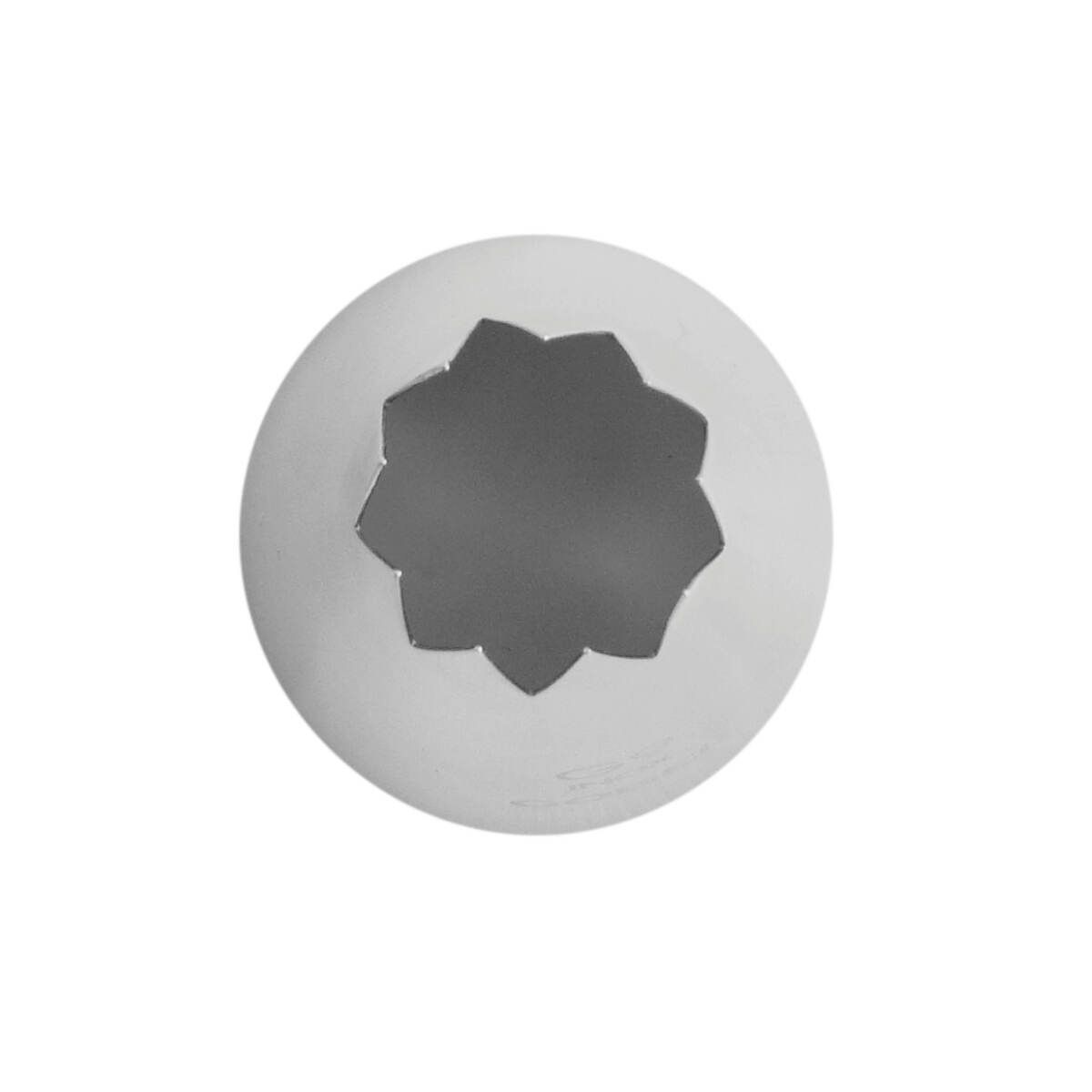 Douille à pâtisserie cannelée - inox - 9 dents - ø 19 mm - gobel