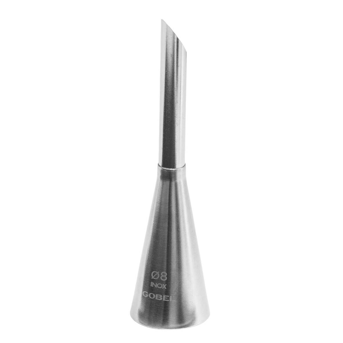 Douille à pâtisserie à garnir - inox - ø 8 mm - gobel