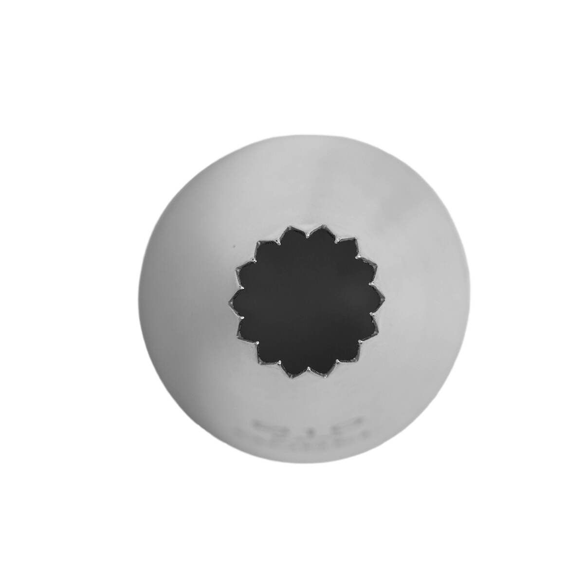 Douille à pâtisserie à petits fours - inox - 10 dents - ø 7 mm - gobel