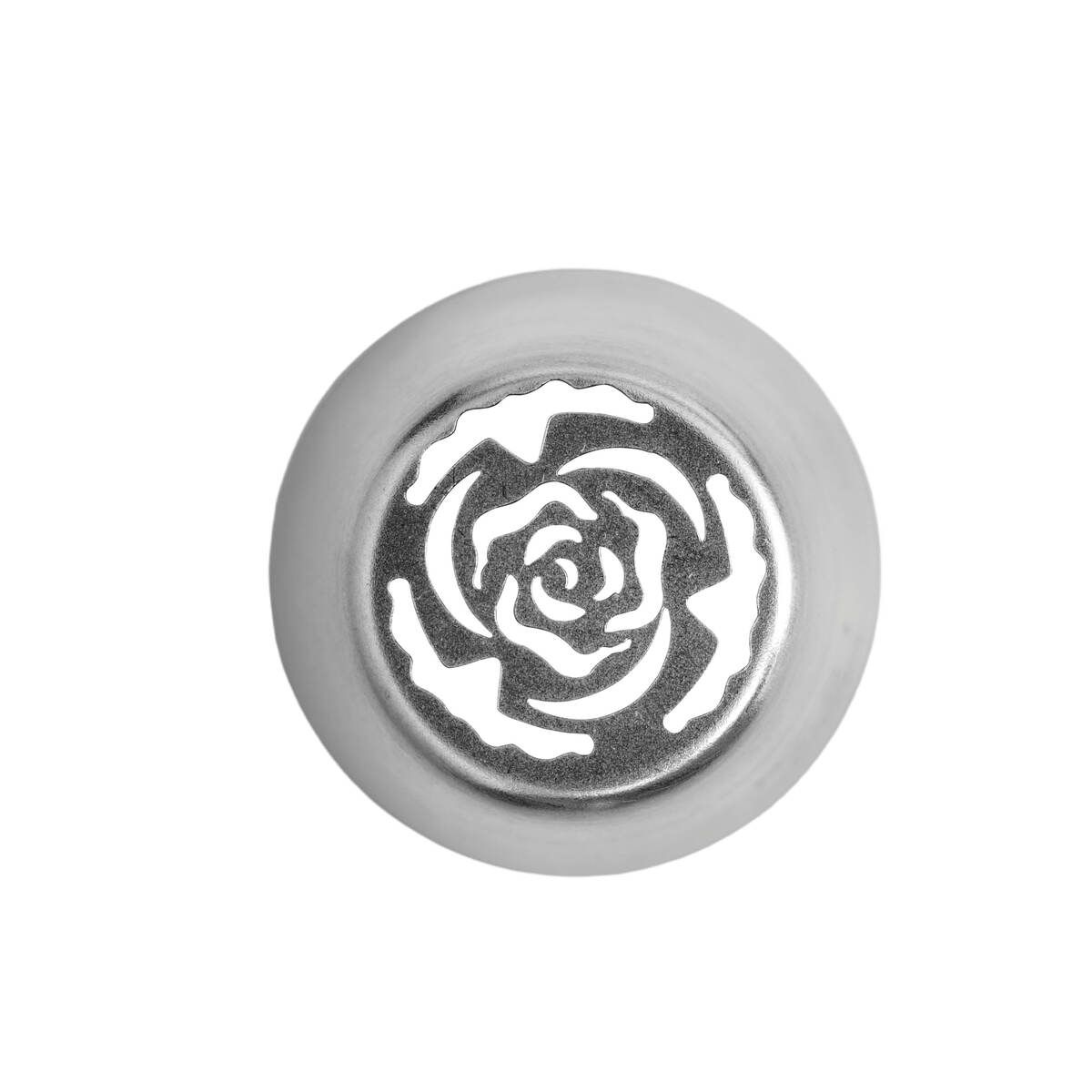 Douille à pâtisserie russe fleur rose r751 - inox - ø 25 mm - gobel