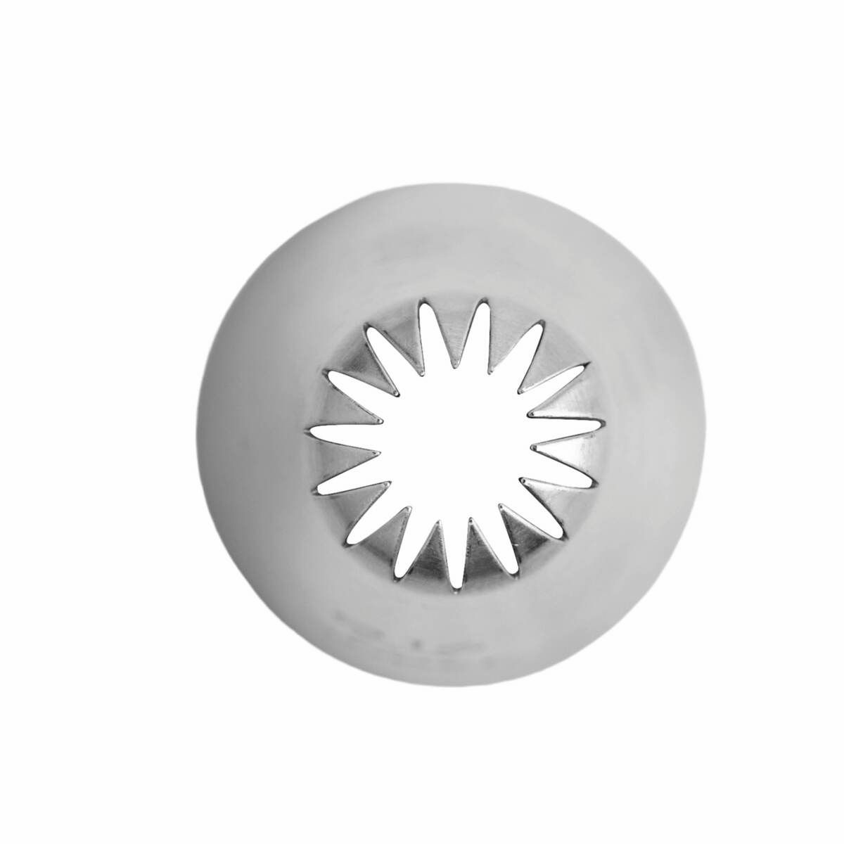 Douille à pâtisserie rose - inox - 15 dents - ø 16 mm - gobel