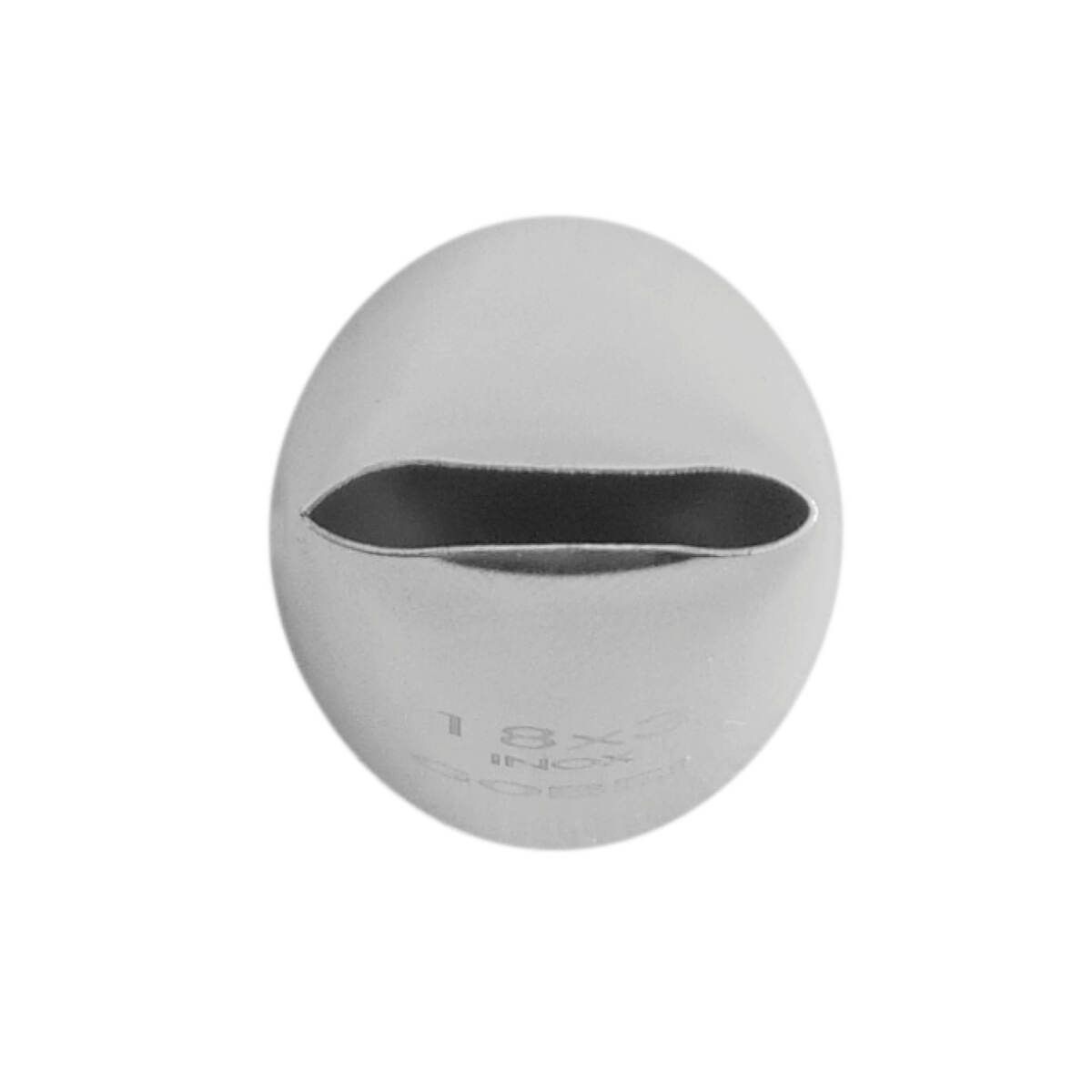 Douille à pâtisserie ruban - inox - 18 x 3 mm - gobel
