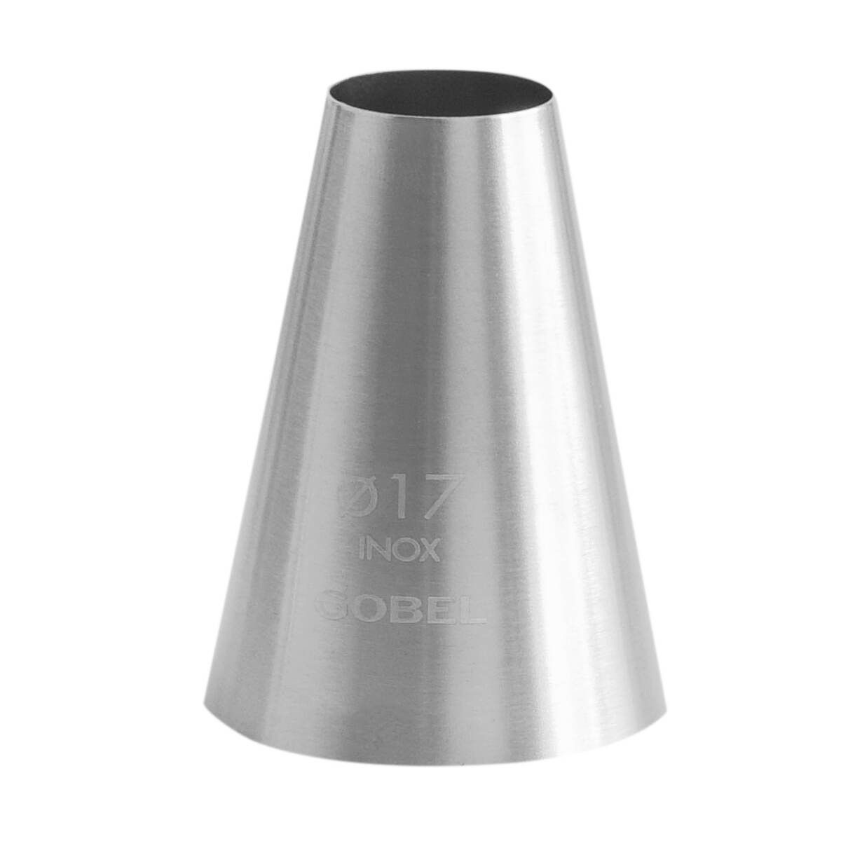 Douille à pâtisserie unie - inox - ø 17 mm- gobel