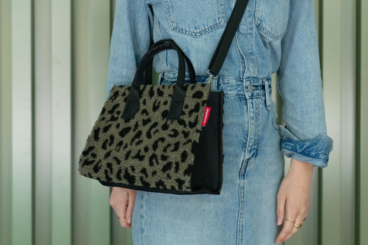 Sac à main daily shopper xs, teddy leo olive - reisenthel