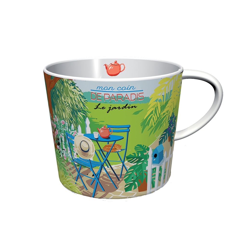 Tasse dejeuner 45cl mon coin de paradis - moldeo