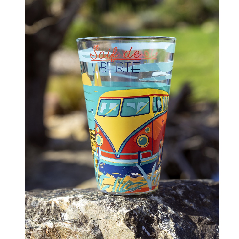 Lot de 6 verres 30cl soif de liberte - moldeo