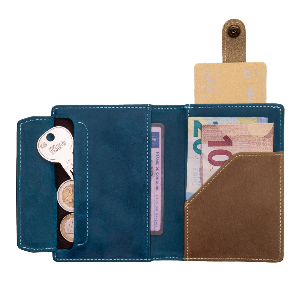 Portefeuille en cuir handy max - alaskan maker