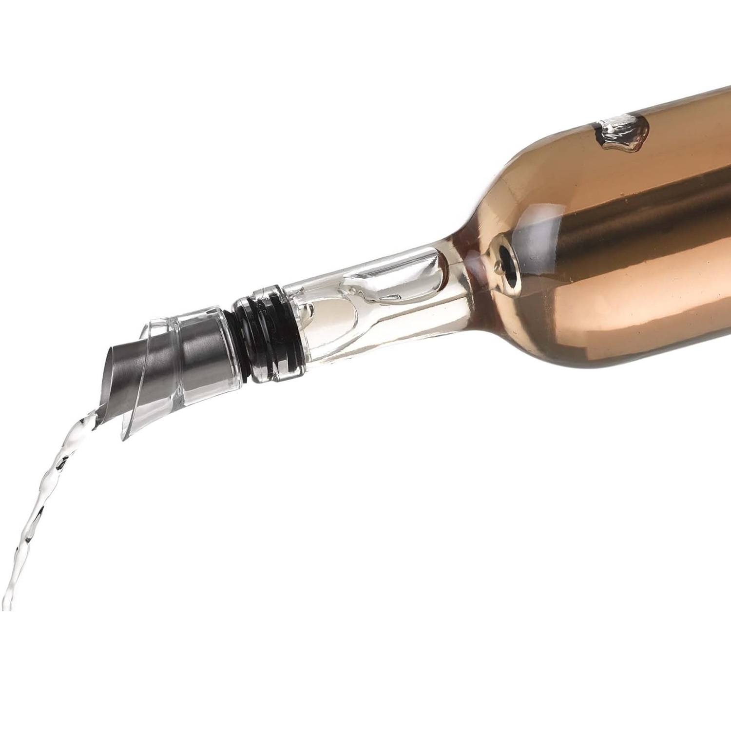Refroidisseur à vin icepour, silicone grip acier inoxydable verseur - adhoc