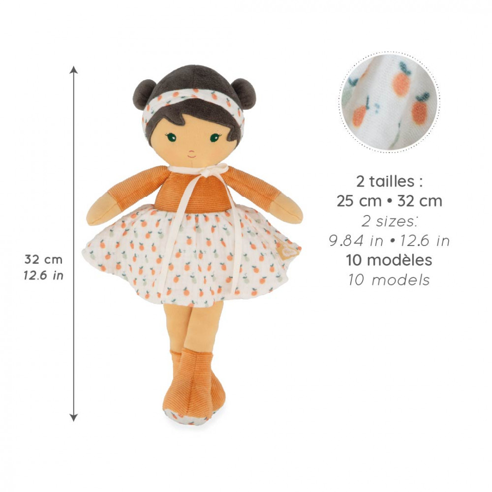 Eloïse ma première poupée en tissus 32 cm - kaloo