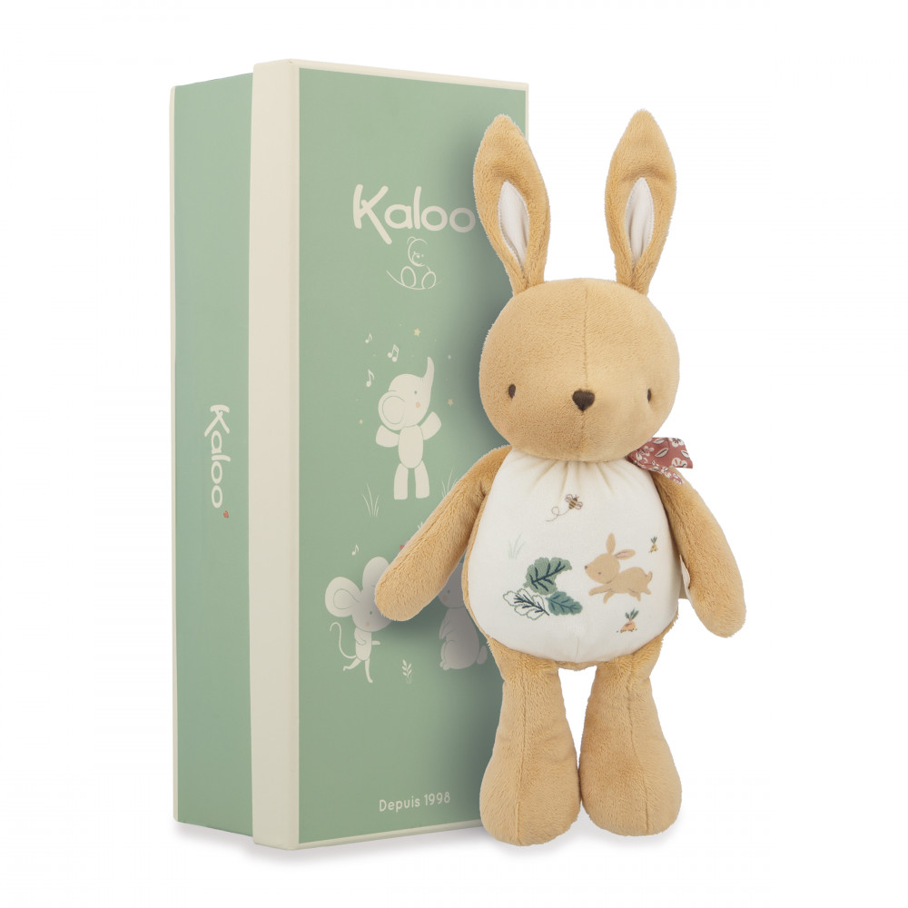 Peluche sonore lapin 28 cm - kaloo